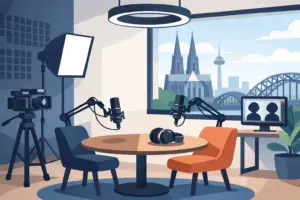 Videopodcast Studio mieten in Köln